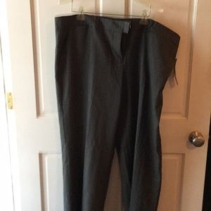 Daisy Fuentes 22w trouser NWT black & white print
